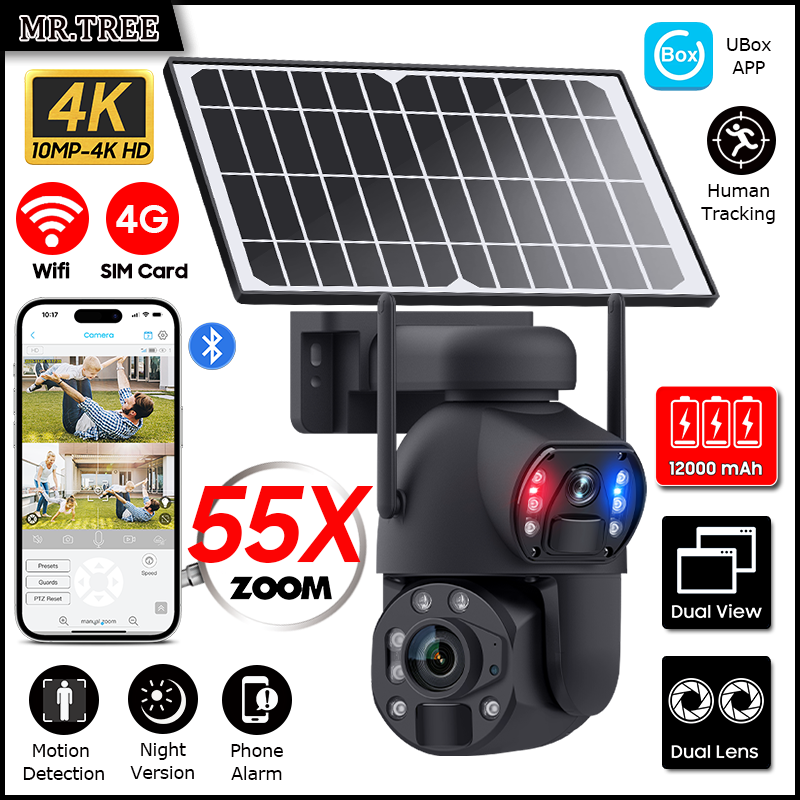 Home Security No Wifi - 55X Zoom Home Outdoor Wifi Surveillance