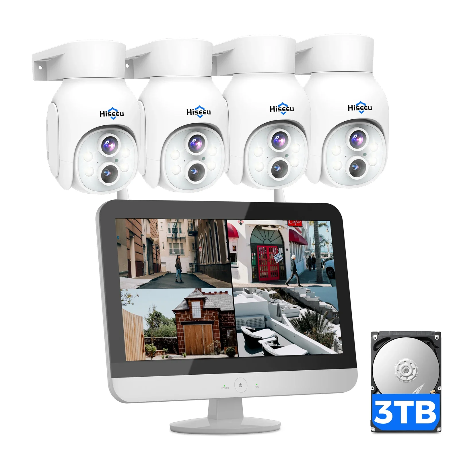 Home Security Wireless Cameras - 2026 5X optical zoom 5MP 12
