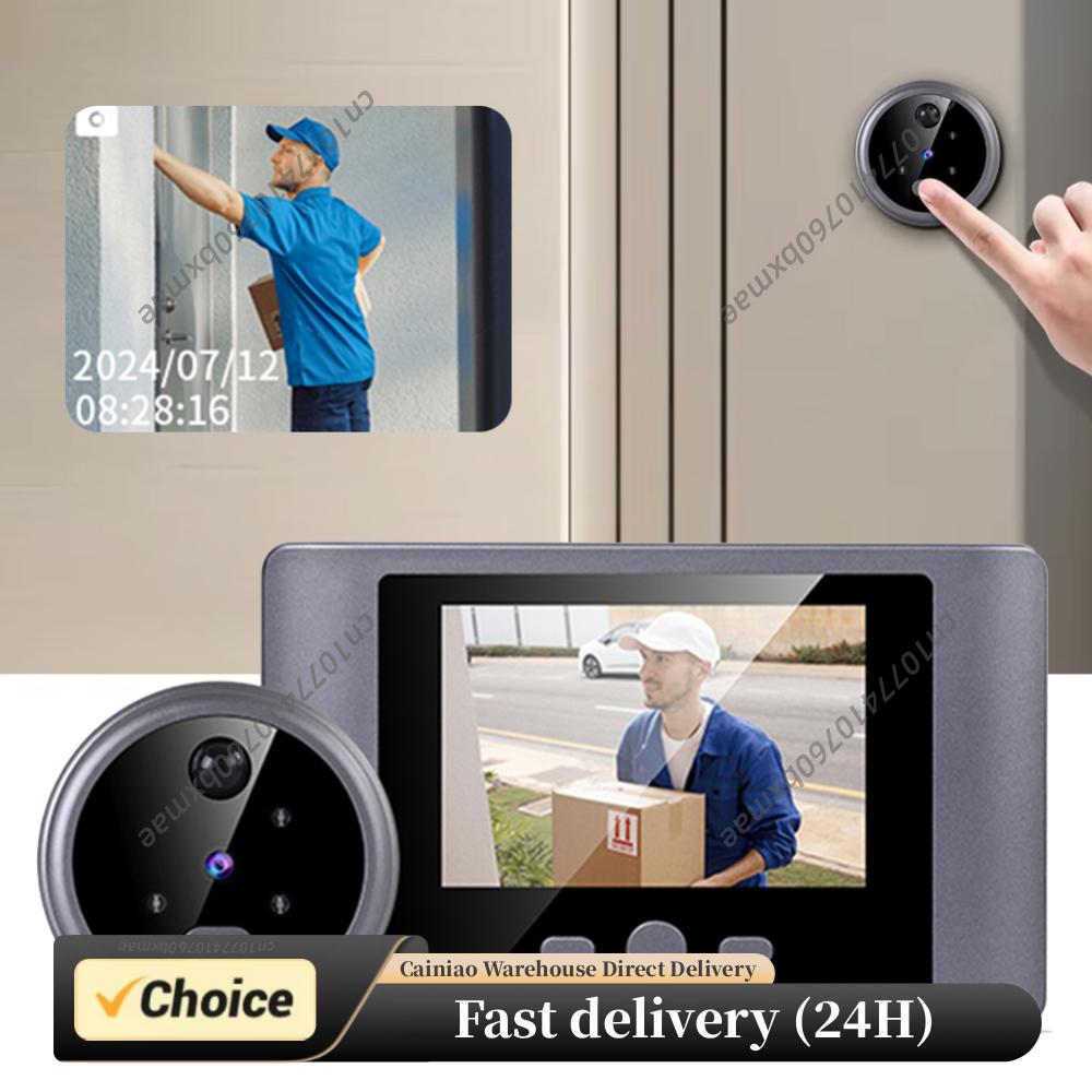 Home Security Video Systems - Wireless Peephole Video Doorbells PIR Motion