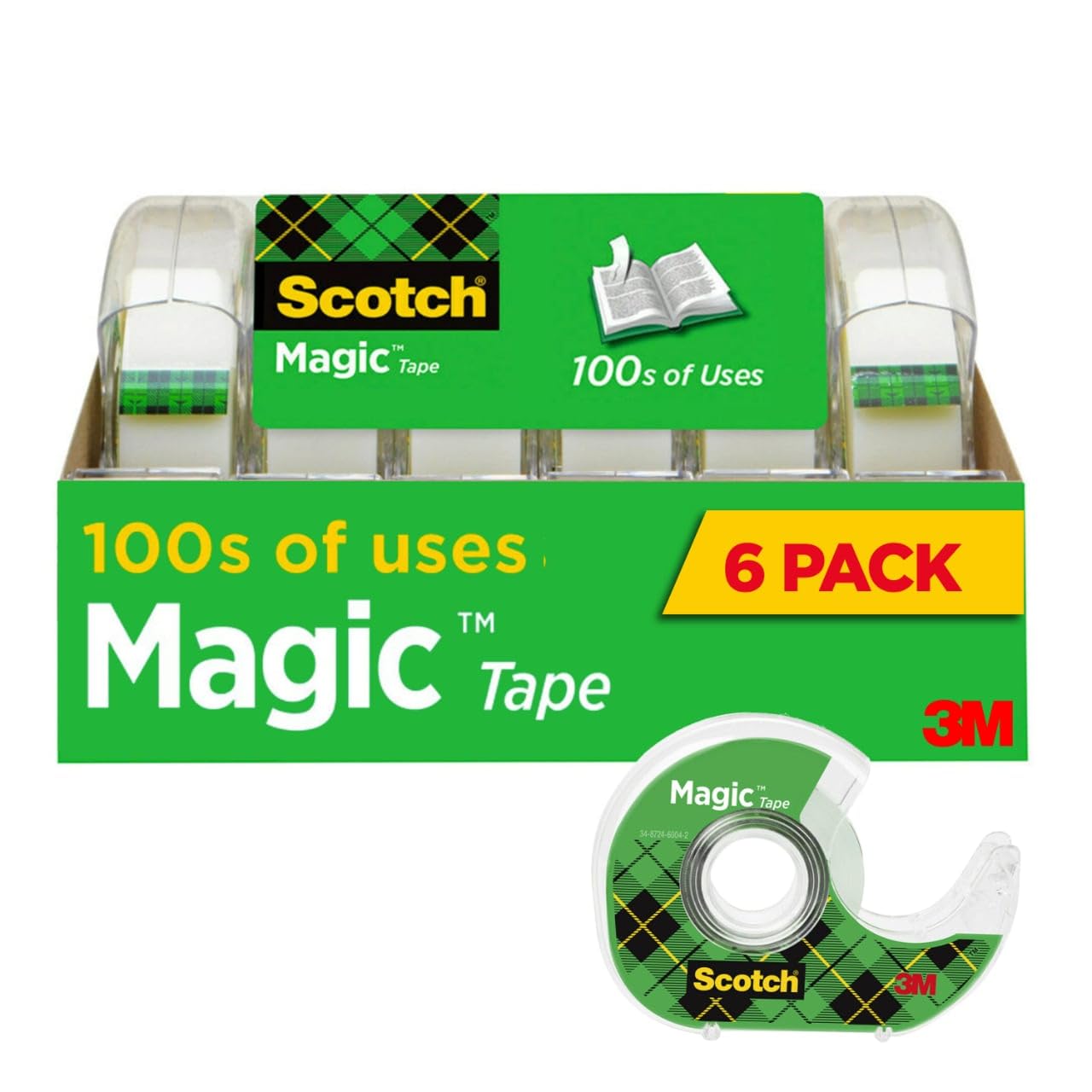 Home Security Product - Invisible Magic Tape, 6 Rolls with