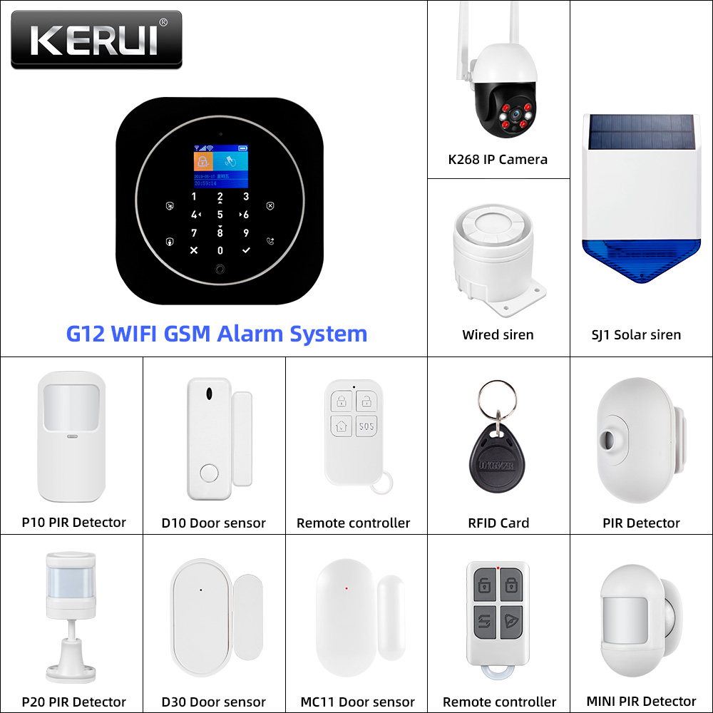 KERUI G12 2G Wifi Wireless Hom - Home Security No Wifi 리뷰 및 가격