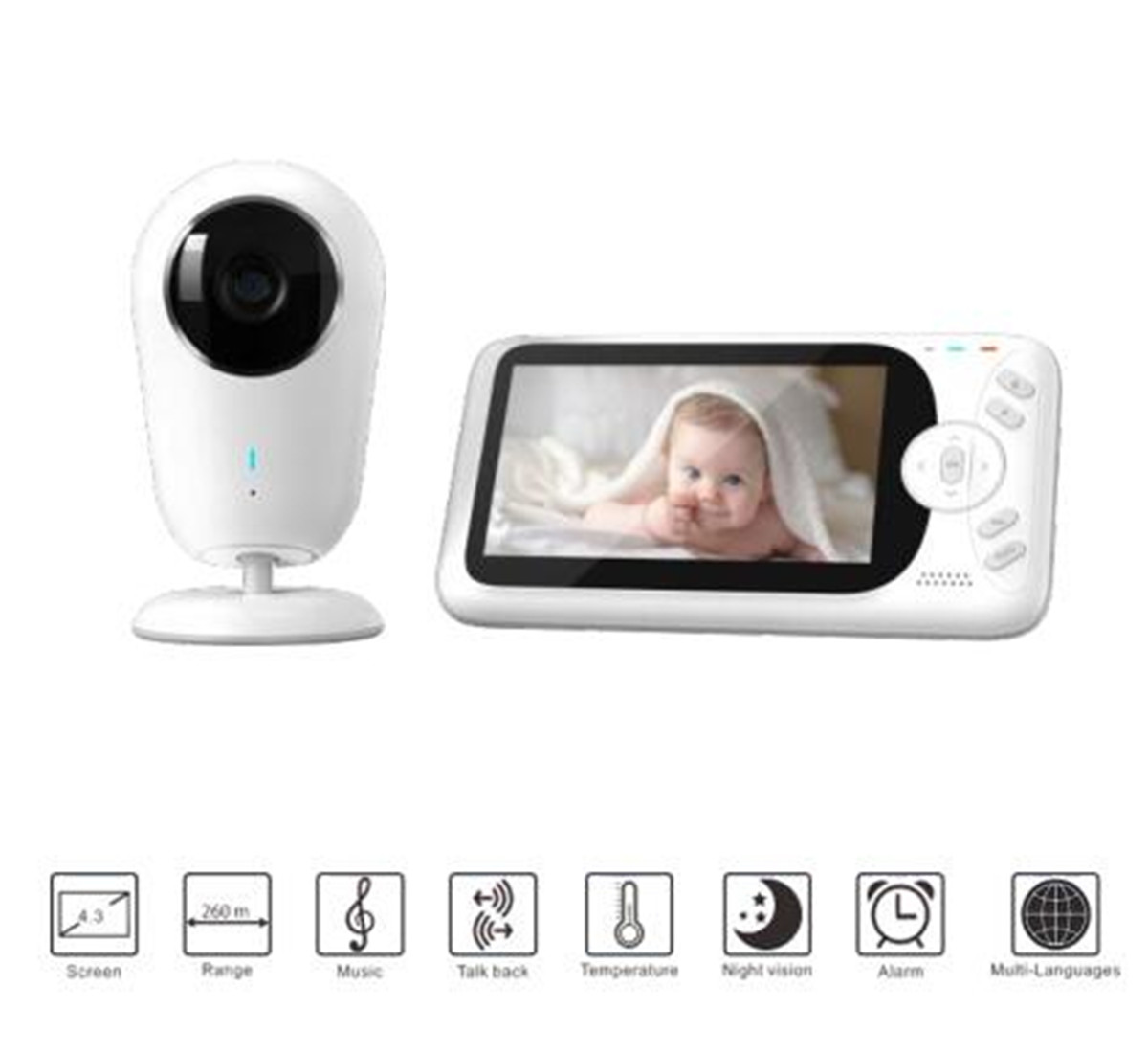 4.3inch 1080P Full HD Wireless - Home Security Wireless Cameras 리뷰 및 가격
