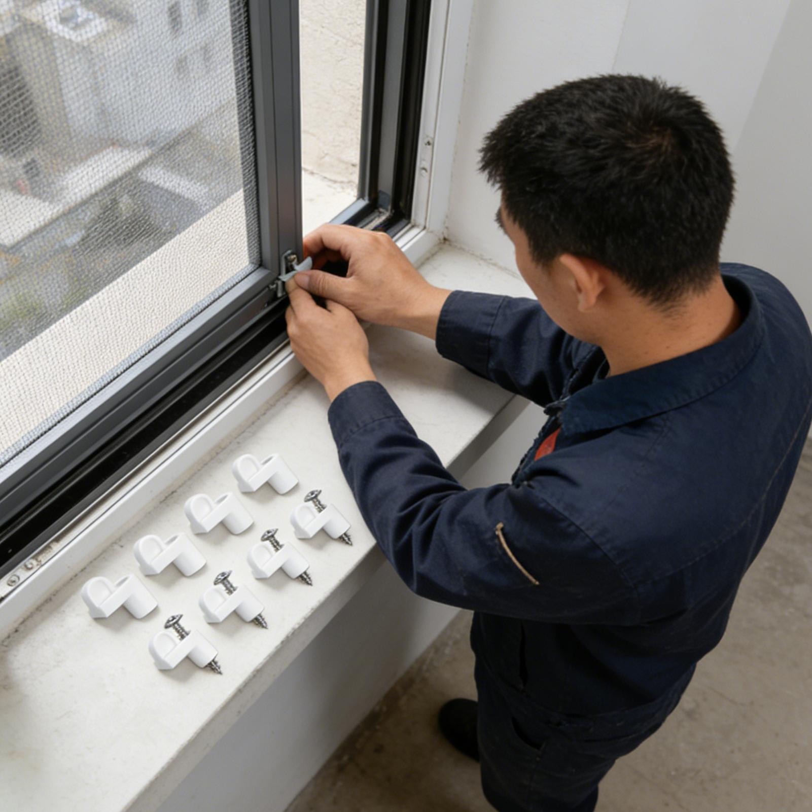 Window Screen Clips 3/8-Inch L - Home Security Ring 리뷰 및 가격