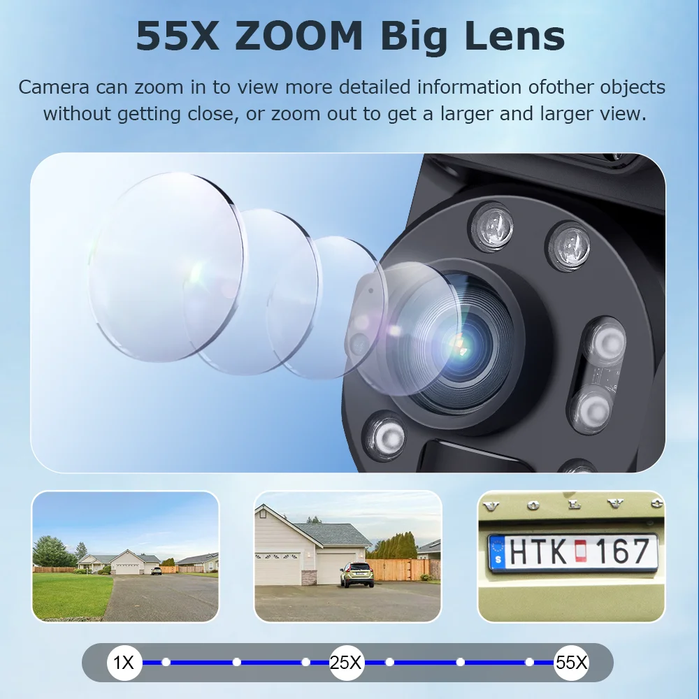 55X Zoom Home Outdoor Wifi Sur - Home Security No Wifi 리뷰 및 가격