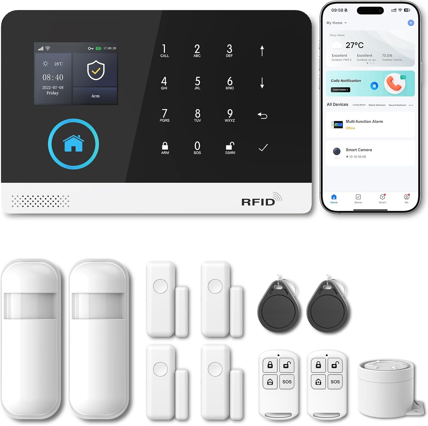 Smart Home Security System wit - Home Security Product 리뷰 및 가격