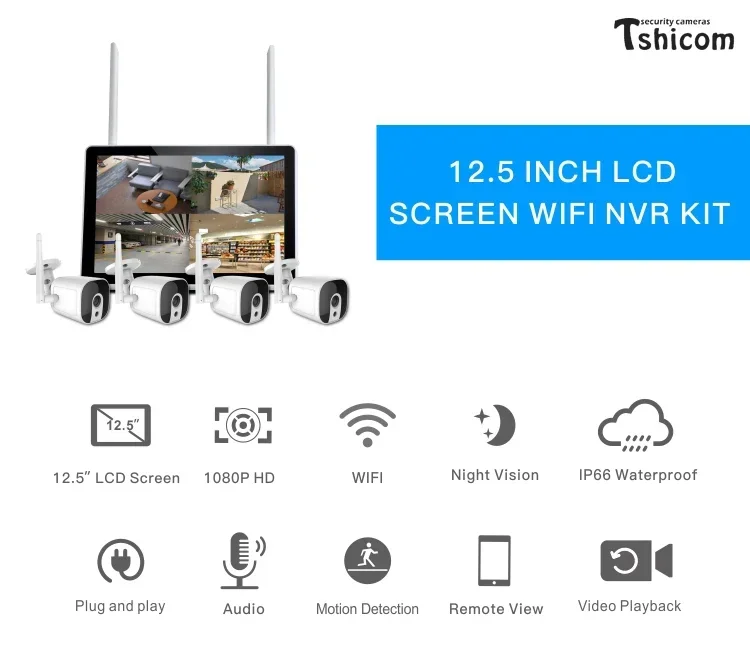 TUYA Smart Wi-Fi 4CH NVR Kit 1 - Home Security Wireless Cameras 리뷰 및 가격