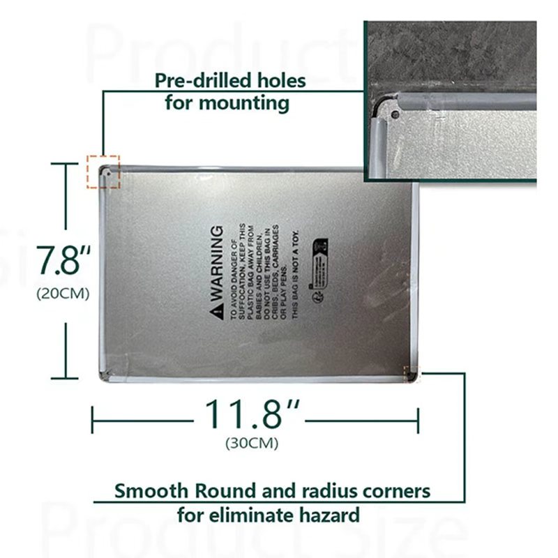 HD Metal Tin Sign French 24H V - Home Security Business 리뷰 및 가격