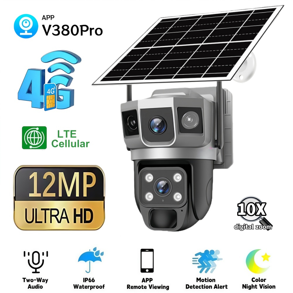 4G Camera Outdoor Solar Survei - Home Security Product 리뷰 및 가격