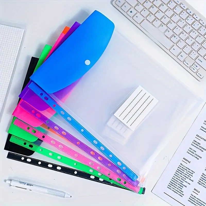 5-Pack Colorful A4 File Folder - Home Security Ring 리뷰 및 가격