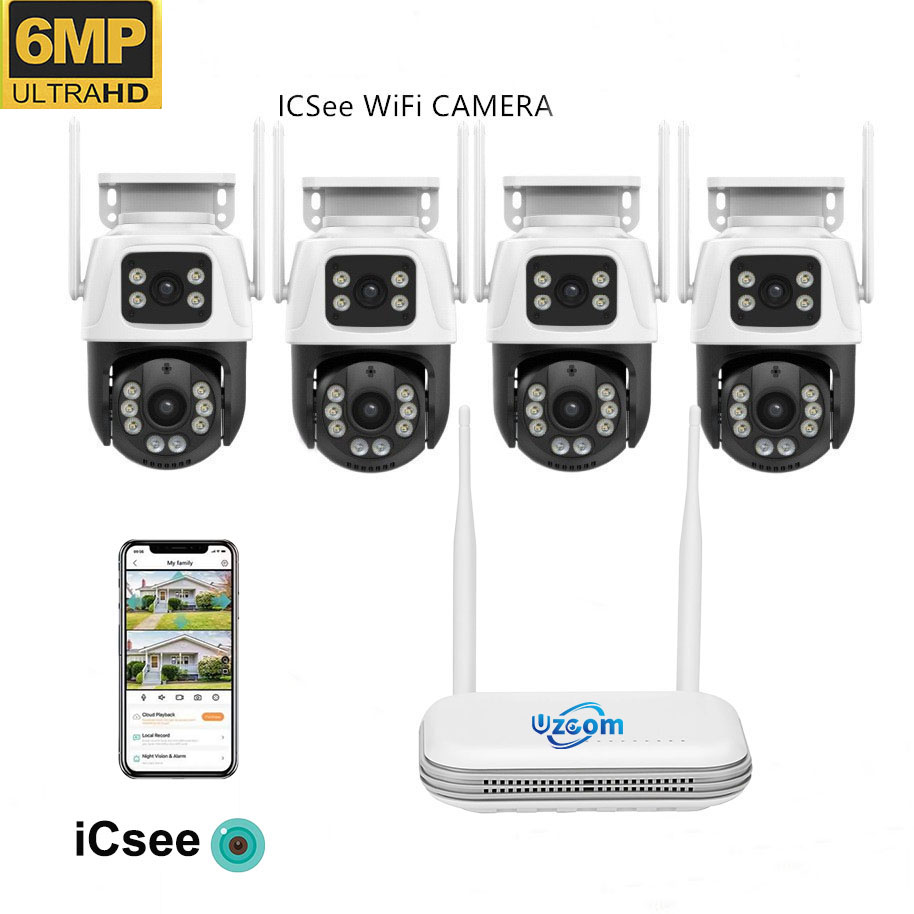8CH 6MP Outdoor IP Camera Wifi - Home Security Video Systems 리뷰 및 가격