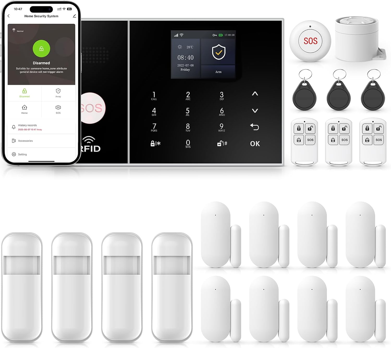 Wireless Smart Home Security A - Home Security Product 리뷰 및 가격