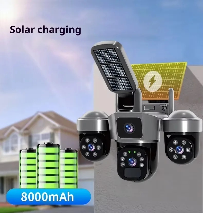 2 in 1 Solar WiFi Security Cam - Home Security Lights Outdoors 리뷰 및 가격