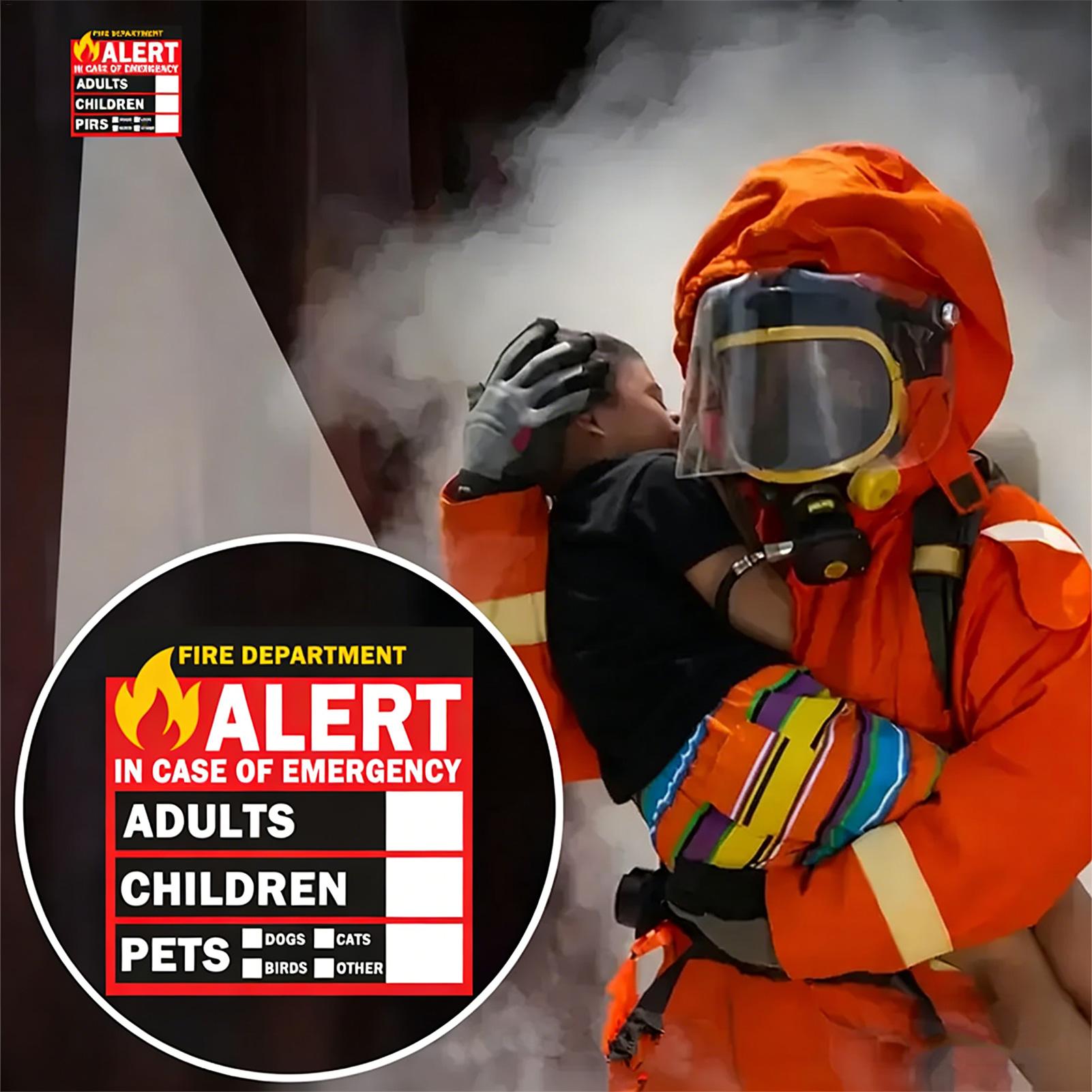 Fire Pet Alert Sticker Rain-Pr - Home Security Department Us 리뷰 및 가격