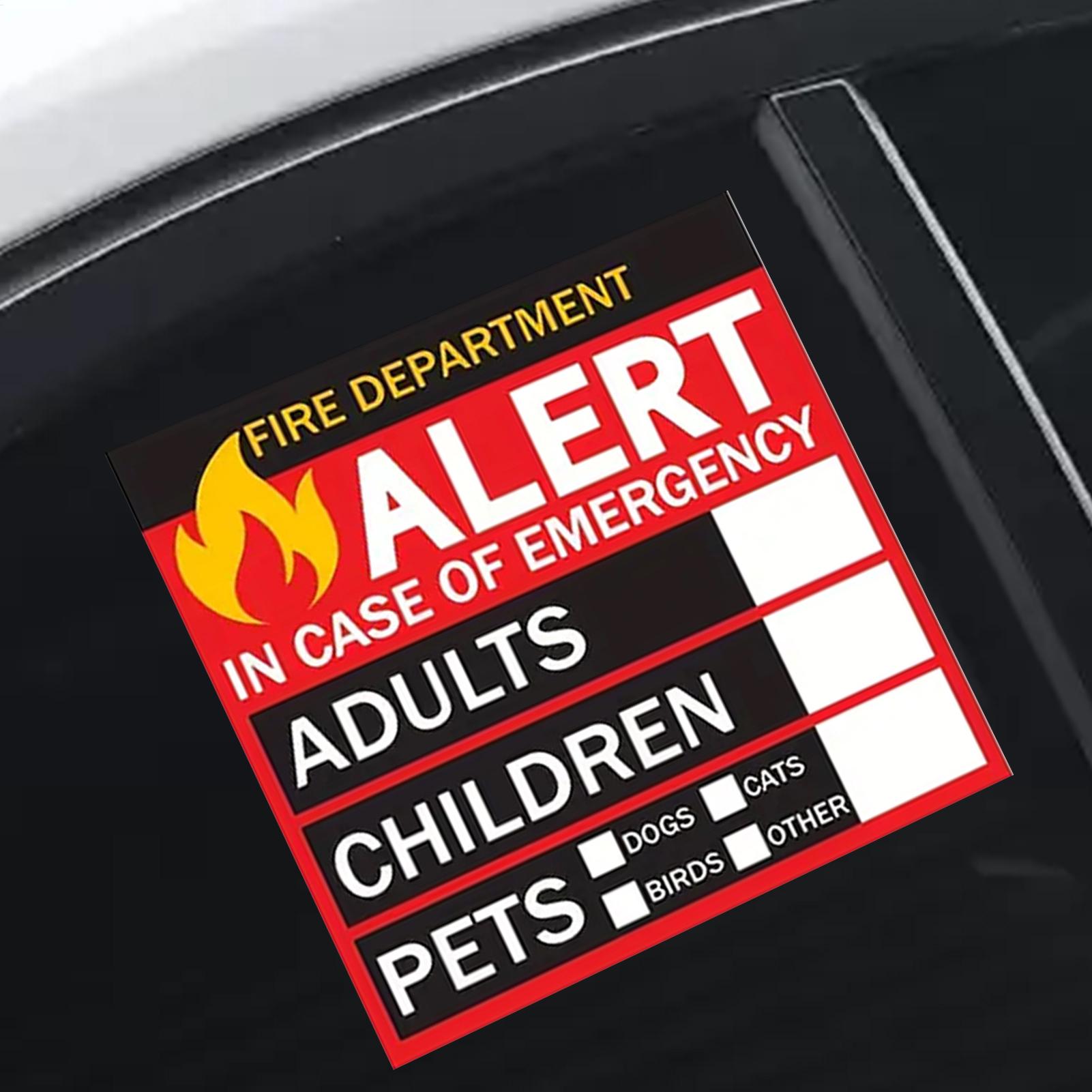 Fire Pet Alert Sticker Rain-Pr - Home Security Department Us 리뷰 및 가격