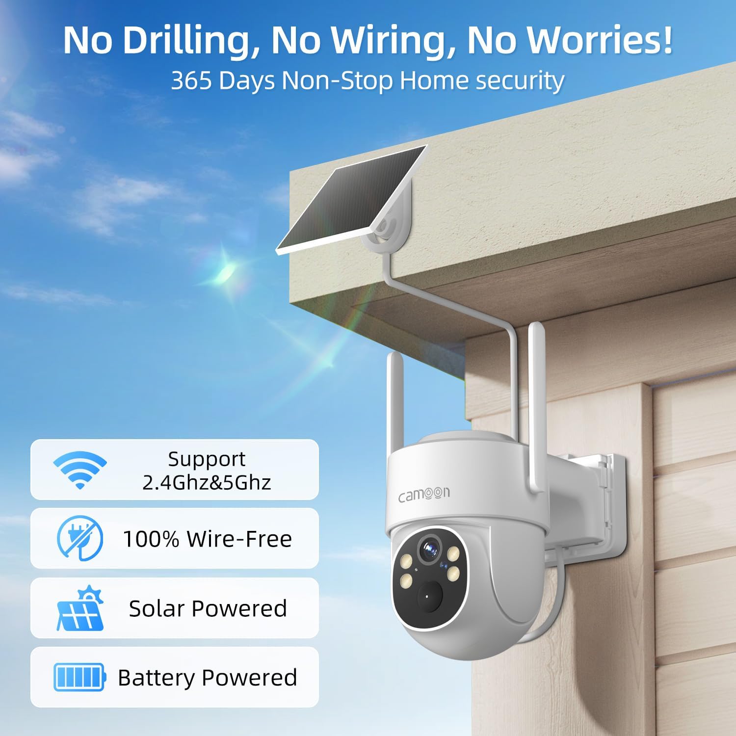 2K Solar Security Cameras Wire - Home Security Wireless Cameras 리뷰 및 가격