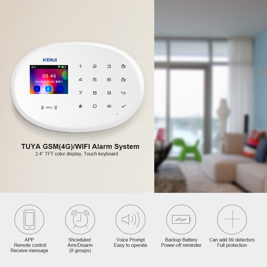 KERUI Security Protection W202 - Home Security No Wifi 리뷰 및 가격