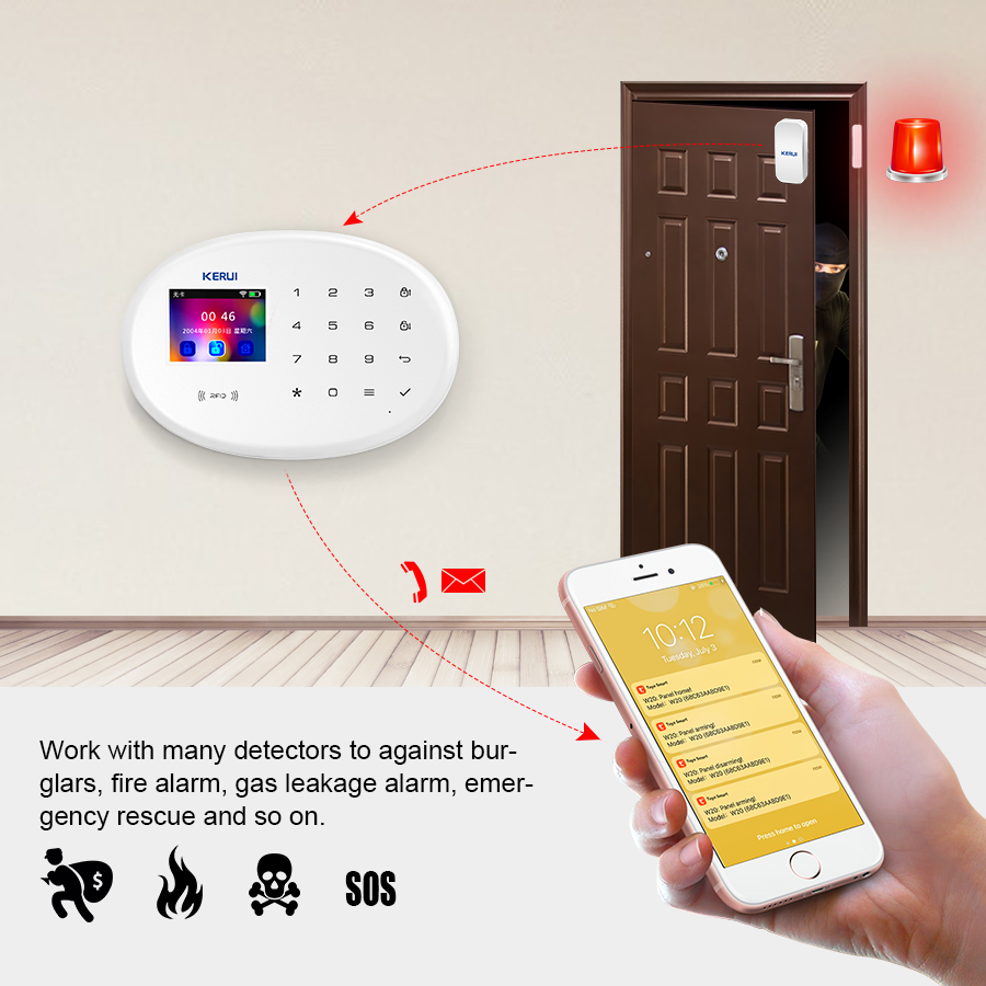 KERUI Security Protection W202 - Home Security No Wifi 리뷰 및 가격
