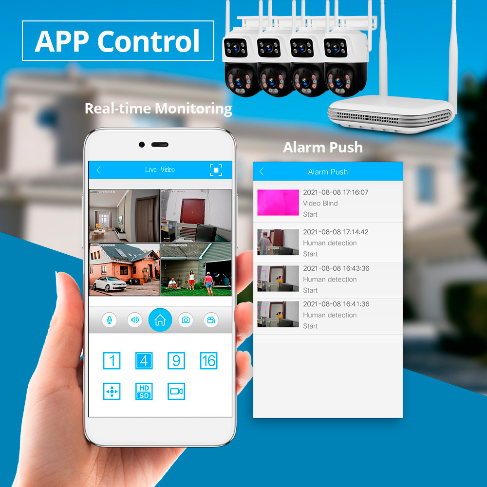 KERUI Waterproof 6MP HD Wirele - Home Security Video Systems 리뷰 및 가격