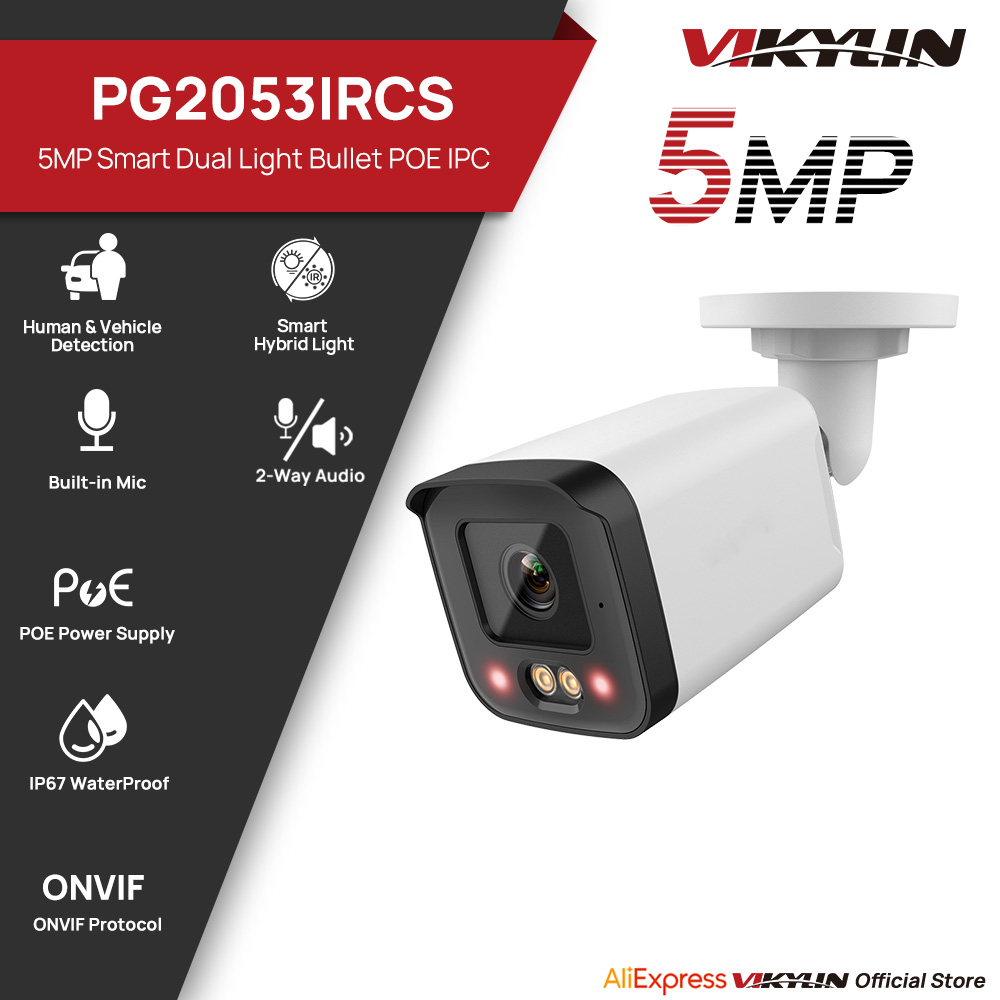 VIKYLIN IP Security Camera 5MP - Home Security Lights Outdoors 리뷰 및 가격