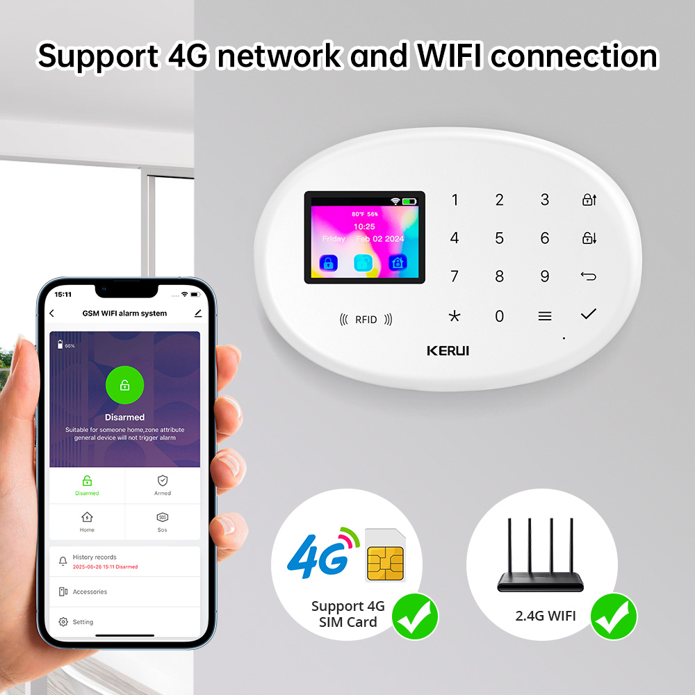 KERUI W204 Tuya Smart Home Ala - Home Security No Wifi 리뷰 및 가격