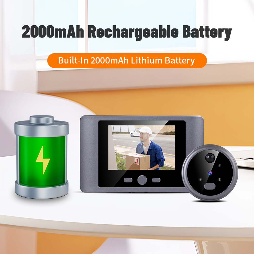 Wireless Peephole Video Doorbe - Home Security Video Systems 리뷰 및 가격