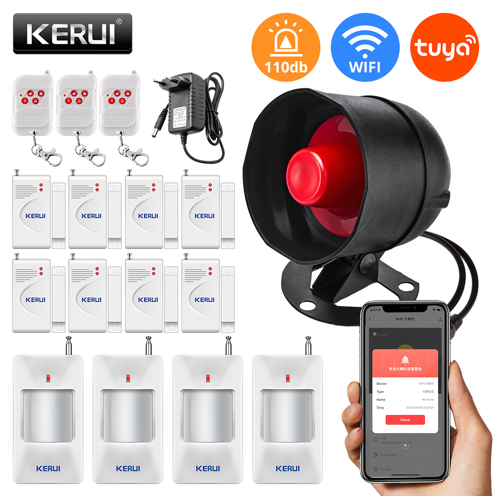 KERUI Tuya WIFI Loudly Speaker - Home Security No Wifi 리뷰 및 가격