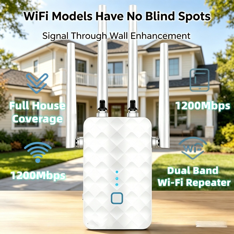 1200Mbps WiFi Repeater Wireles - Home Security No Wifi 리뷰 및 가격