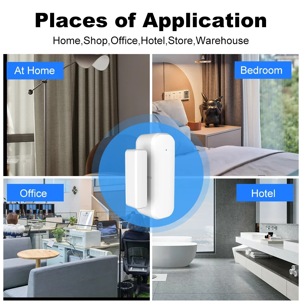 ZigBee Door Window Sensor Wire - Home Security Systems Wireless 리뷰 및 가격