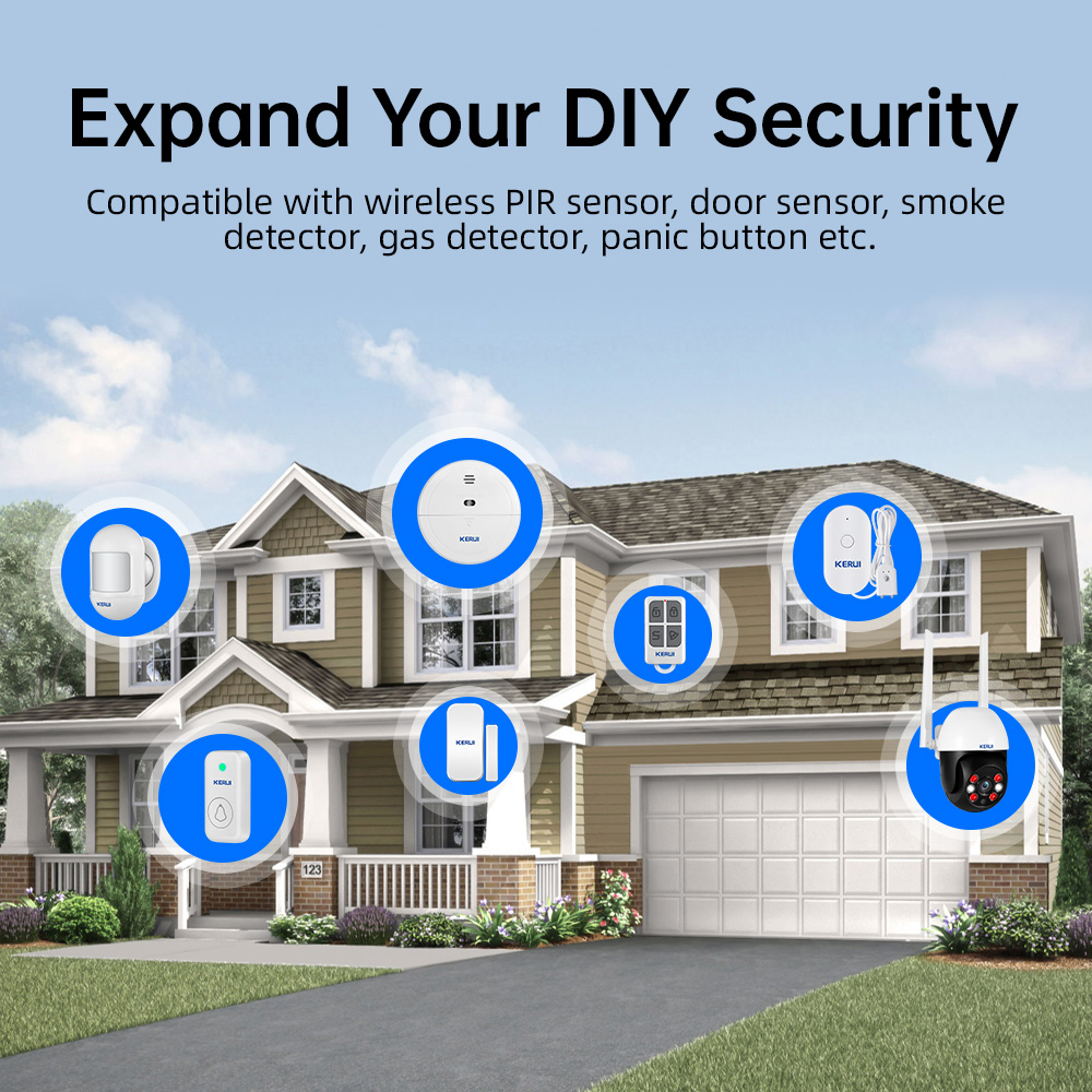 KERUI Tuya Wireless Home Alarm - Home Security No Wifi 리뷰 및 가격