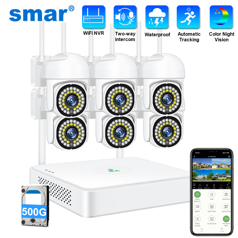 Smar 3MP Wireless CCTV Securit - Home Security Wireless Cameras 리뷰 및 가격